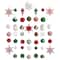70ct. Holiday Deluxe Shatterproof Christmas Tree Ornament Box Set